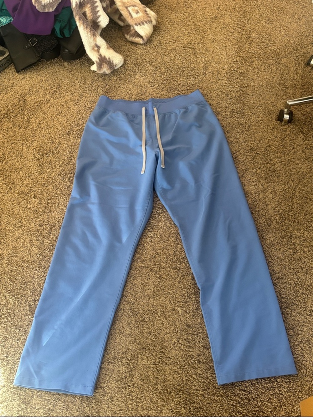 Figs “Ceil Blue” Livingston Scrub Pants. TALL INSEAM.